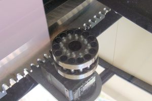 Das Zahnrad für die Drehung