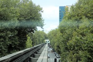 Blick auf die Strecke