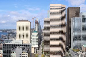 Blick Richtung Norden (im Hintergrund die Space Needle)