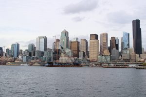 Die Skyline von Downtown