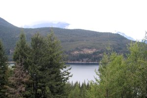 Blick zurück auf den Ross Lake