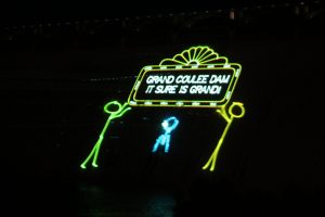 Lasershow am Grand Coulee Dam