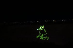 Lasershow am Grand Coulee Dam