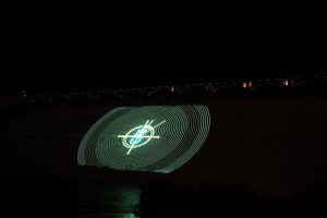 Lasershow am Grand Coulee Dam