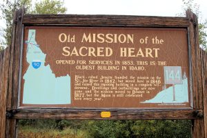 Die Mission of the Sacred Heart oder auch Cataldo Mission