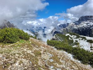 auf der Wanderung