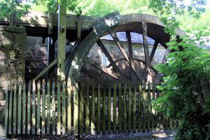 Wasserrad der Sägemühle