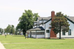 Restauriertes Offiziersquartier von 1876