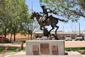 Gillespie Park Pony Express Statue