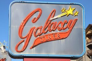 Galaxy Diner, die alte Leuchtreklame