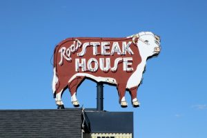 Rod's Steak House Leuchtreklame