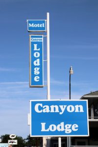 Canyon Lodge Motel Leuchtreklame