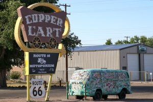 Copper Cart Leuchtreklame