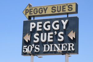 Peggy Sue's 50's Diner Leuchtreklame