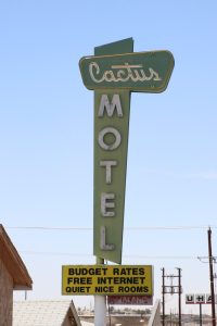 Cactus Motel Leuchtreklame