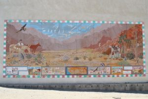 Wandgemälde „Old Spanish Trail“