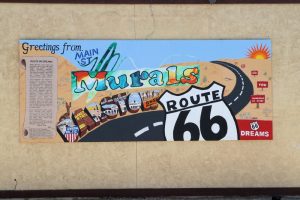 Wandgemälde „Route 66 Dreams“