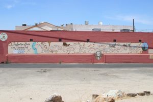 Wandgemälde „The Mormon Trail“