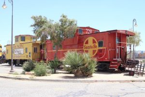Ausgestellte Museums-Waggons