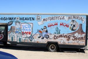 Gemälde auf einem Truck