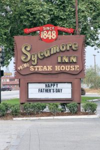 Sycamore Inn Steak House Leuchtreklame