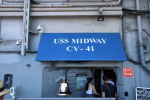 USS Midway Eingang zum Museum