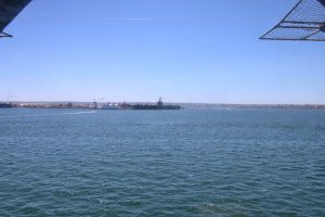 Blick aus einem Bug-Bullauge