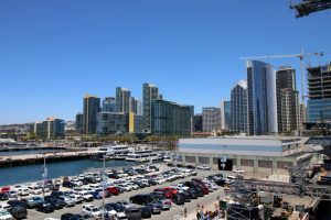 Blick auf den Hafen von San Diego