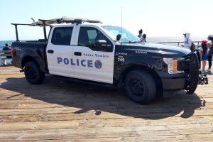 Polizei Pick-up der Santa Monica Police